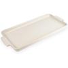 Peugeot – Appolia Rectangular Oven Dish – Ceramic Baker with Handles – Eggplant, 13 x 11 x 3 inches(Ecru)