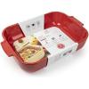 Peugeot Appolia Rectangular Baking Dish 36 cm-14in, Satin Black(Red)