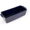 Peugeot – Appolia Loaf Pan – Ceramic Bread Baking Dish with Handles – Slate, 10 x 4 x 3 inches(Blue)