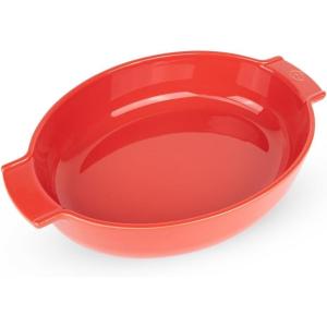 Peugeot – Appolia Rectangular Oven Dish – Ceramic Baker with Handles – Eggplant, 13 x 11 x 3 inches(Red)