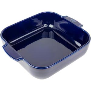 Peugeot – Appolia Square Oven Dish – Ceramic Baker with Handles – Blue, 9 x 2.5 inches(Blue)