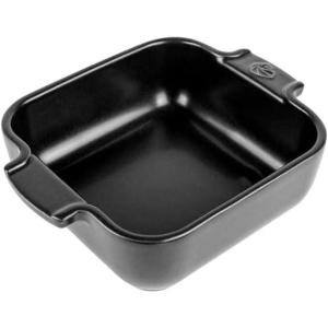 Peugeot Appolia Petite Square Baking Dish 18 cm-7in, Satin Black(Satin Black)
