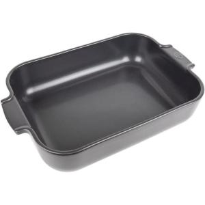 Peugeot Appolia Rectangular Baking Dish 36 cm-14in, Satin Black(Slate)